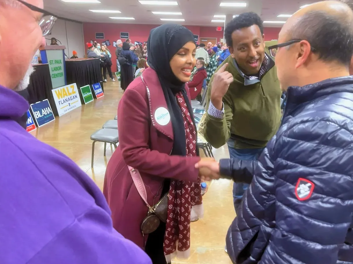 Amal Ibrahim at a community event